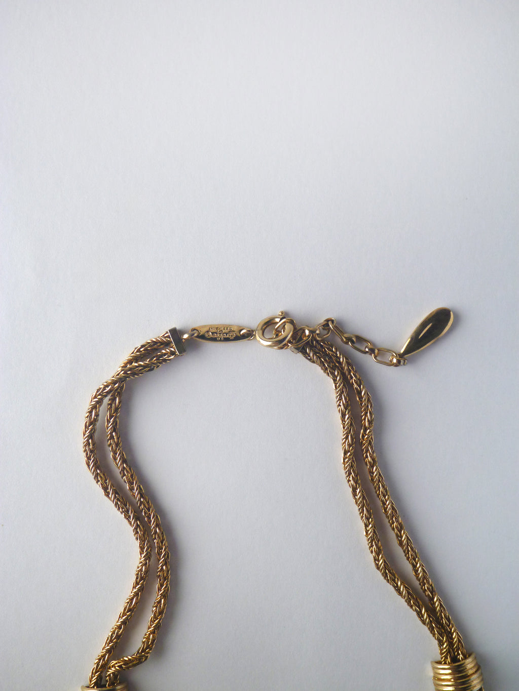 Vintage Grossé Gold Tone Multi-Strand Necklace, 1961, Dior Era Jewellery, Signed Germany
