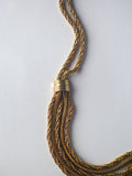 Vintage Grossé Gold Tone Multi-Strand Necklace, 1961, Dior Era Jewellery, Signed Germany